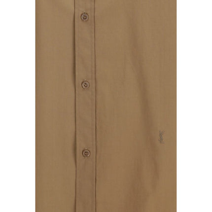 Saint Laurent Beige Cotton Dress Shirt