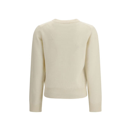 Ganni Beige Wool Oves Aries Sweatshirt