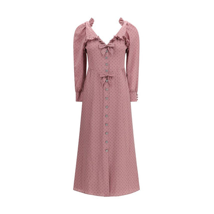 Alessandra Rich Multicolor Silk Casual Dress