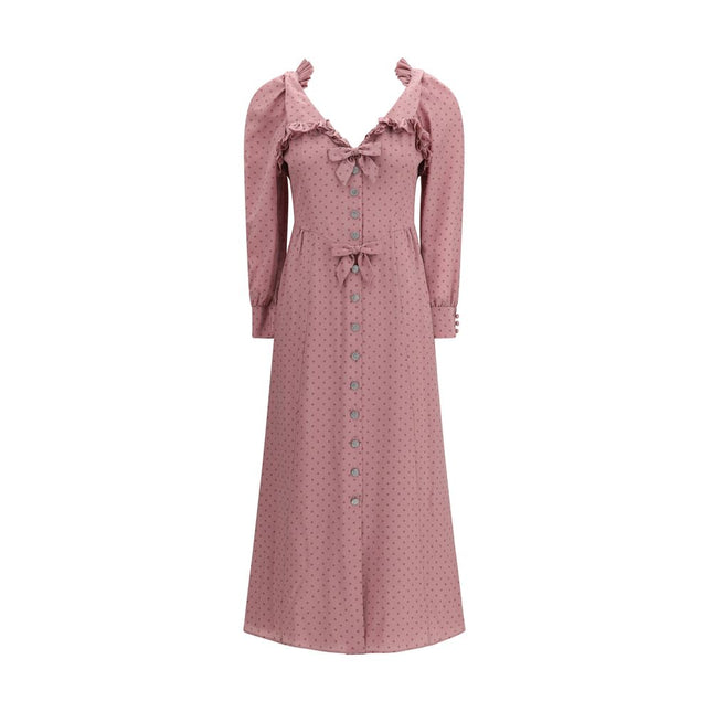 Alessandra Rich Multicolor Silk Casual Dress
