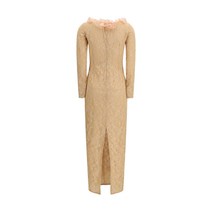 Alessandra Rich Multicolor Polyamide Cocktail Dress
