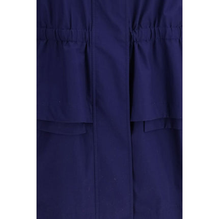Fendi Blue Cotton Parka