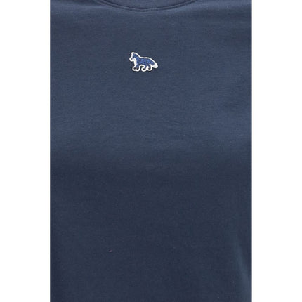 Maison Kitsuné Blue Cotton T-Shirt