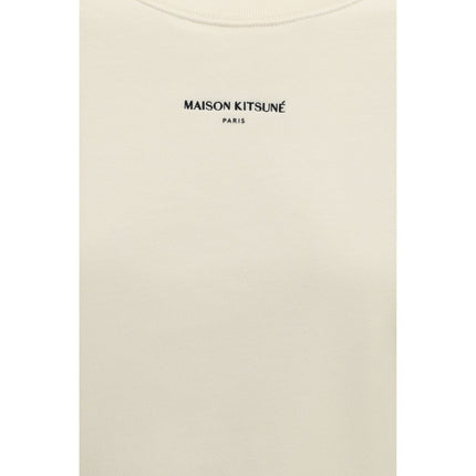 Maison Kitsuné Beige Cotton Sweatshirt