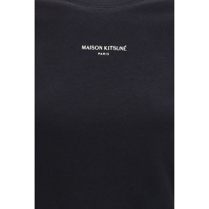 Maison Kitsuné Black Cotton T-Shirt