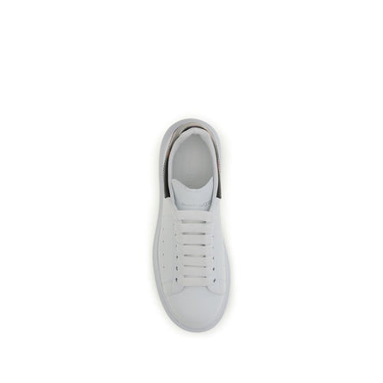 Alexander McQueen White Calf Leather Bos Taurus Low Top Sneakers