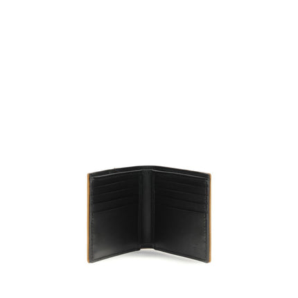 Valentino Garavani Black Calf Leather Bos Taurus Wallet