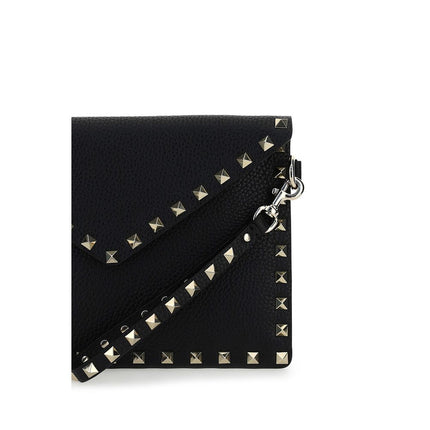 Valentino Garavani Black Calf Leather Bos Taurus Accessories