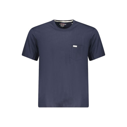 Guess Jeans Blue Organic Cotton Men T-Shirt
