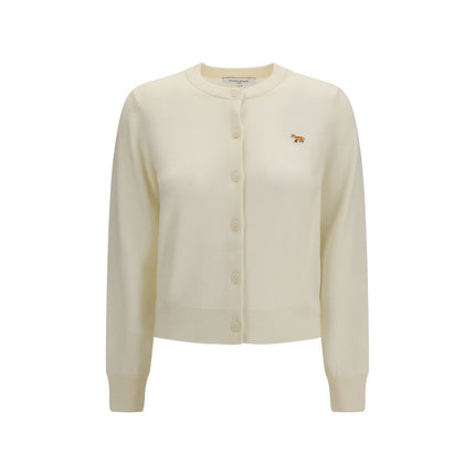 Maison Kitsuné Beige Cotton Cardigan