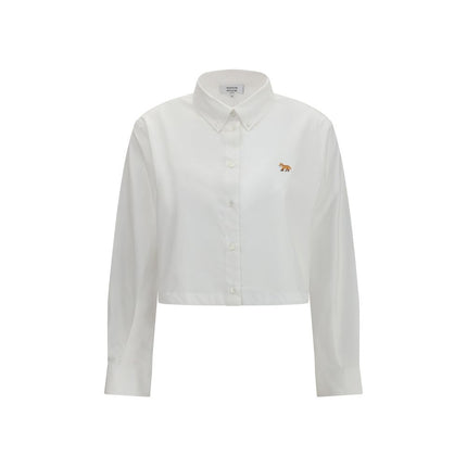 Maison Kitsuné White Cotton Blouse