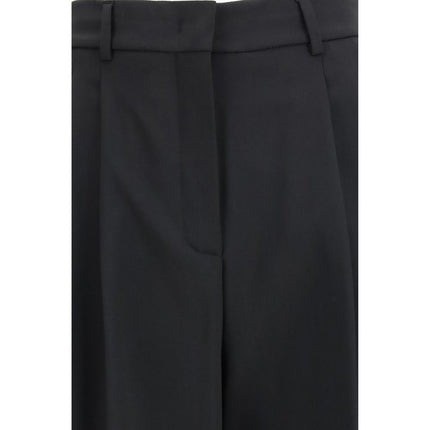 Max Mara Black Polyester Pants