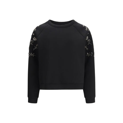 Max Mara Black Polyester Sweatshirt