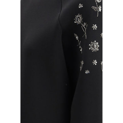 Max Mara Black Polyester Sweatshirt