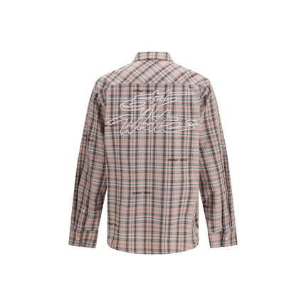 Off-White Multicolor Cotton Pattern Shirt
