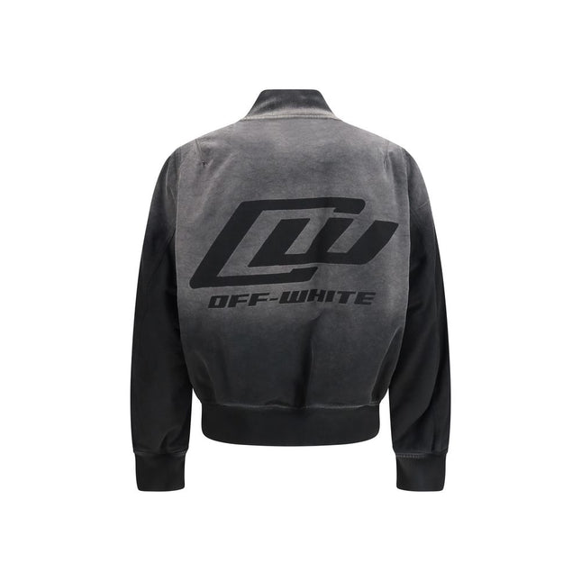 Off-White Black Cotton Bomber