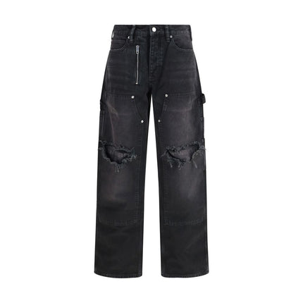Alexander Wang Black Cotton Cargo Pants
