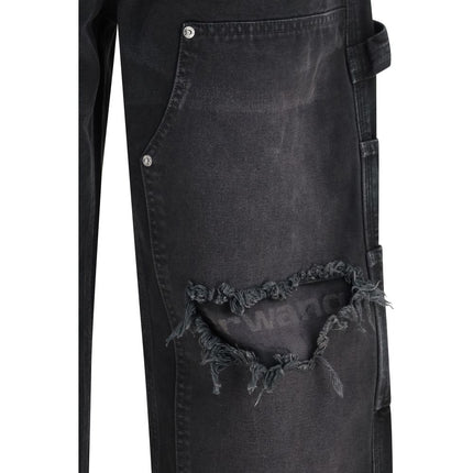 Alexander Wang Black Cotton Cargo Pants