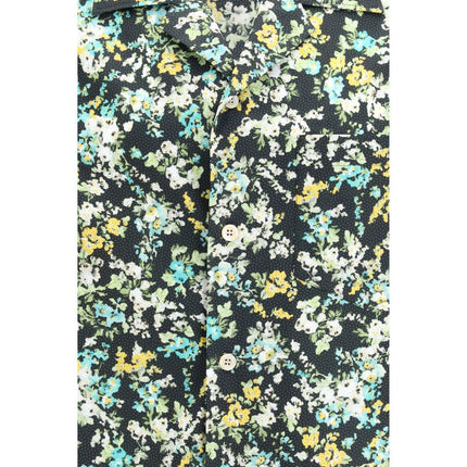 Valentino Multicolor Cotton Pattern Shirt