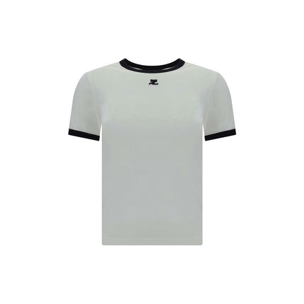 Courrèges White Cotton T-Shirt