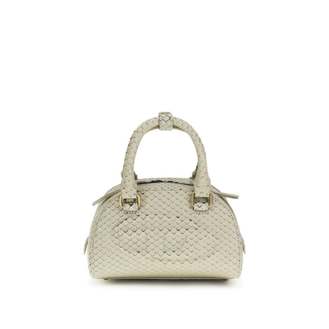 Diesel Beige Calf Leather Bos Taurus Handbag