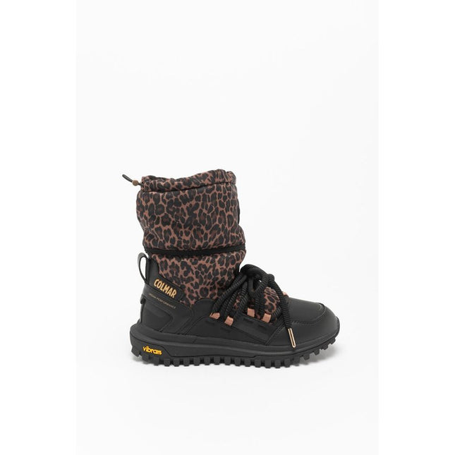 Colmar Black Polyester Ankle Boots