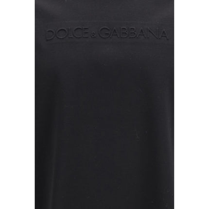 Dolce & Gabbana Black Cotton T-Shirt