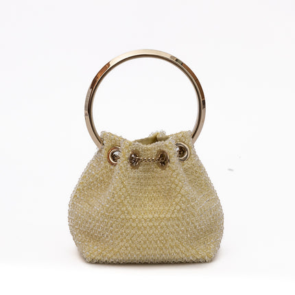Jimmy Choo Yellow Bon Bon Micro Crystals Bucket