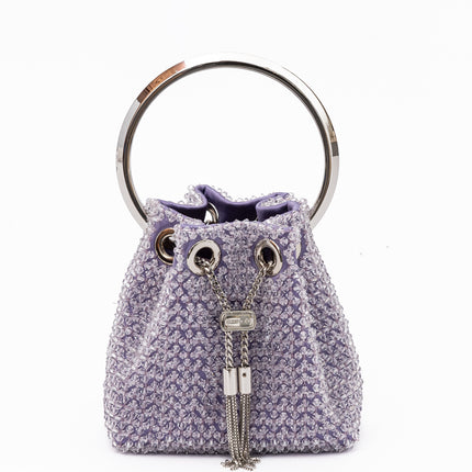 Jimmy Choo Light Purple Bon Bon Micro Crystals Bucket