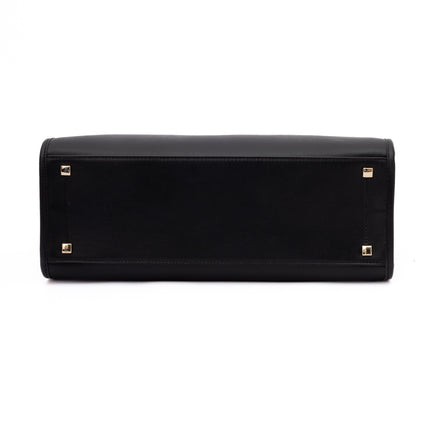 Jimmy Choo Black Avenue S Tote Leather Handbag