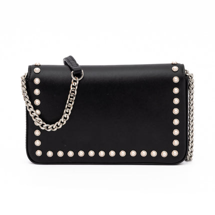 Jimmy Choo Black Leather Crossbody Bag