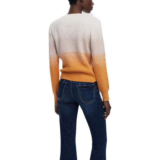 Desigual Beige Viscose Sweatshirt