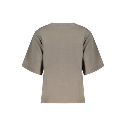 Desigual Grigio Cotton Women Sweatshirt