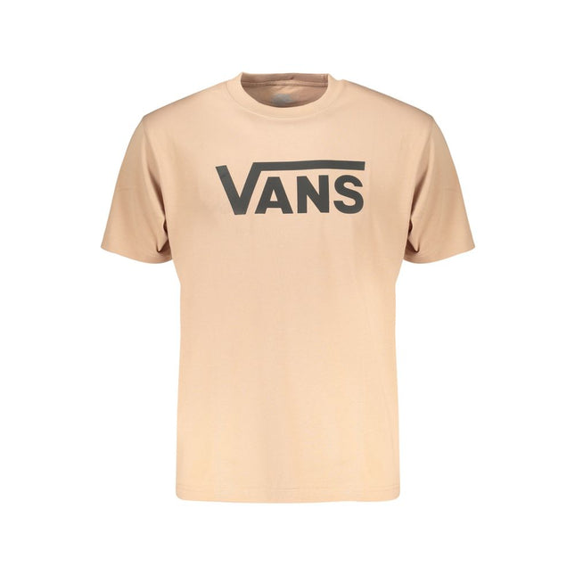 Vans Marrone Cotton Men T-Shirt