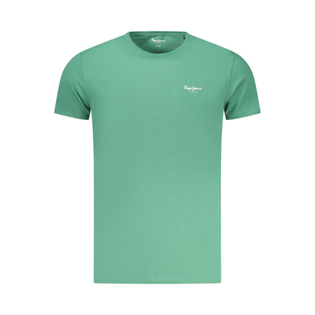 Pepe Jeans Verde Cotton Men's T-Shirt