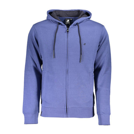 U.S. Grand Blue Cotton Men's Hoodie