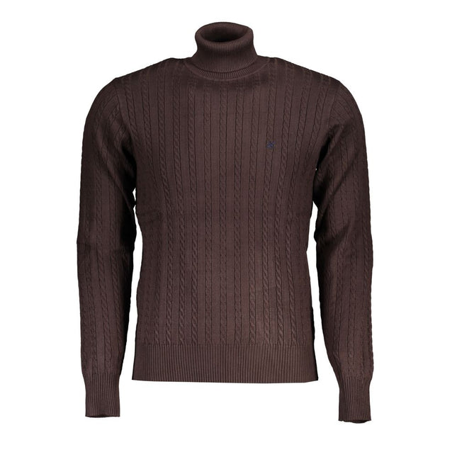 U.S. Grand Marrone Viscosa Uomo Maglia
