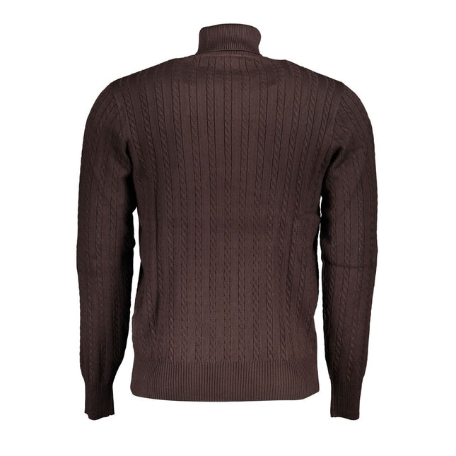 U.S. Grand Marrone Viscosa Uomo Maglia