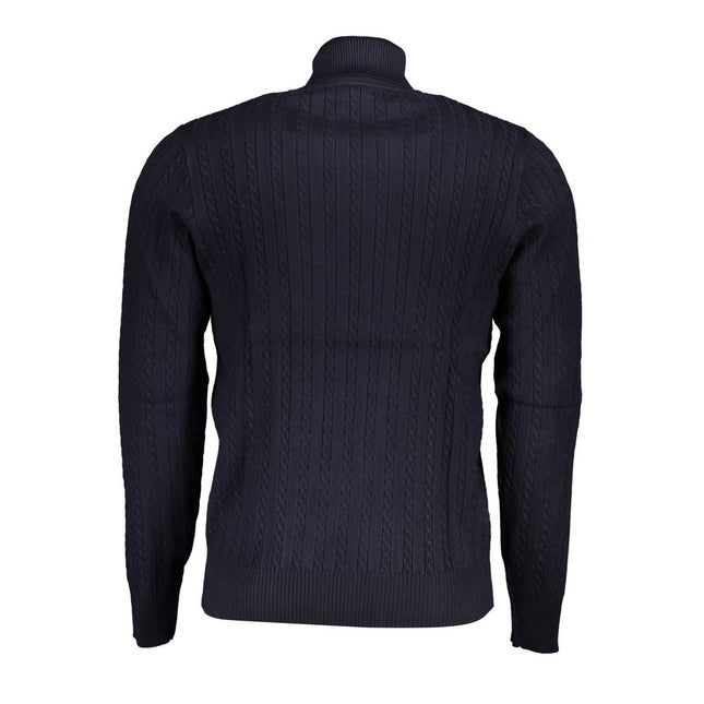 U.S. Grand Blue Viscose Men's Sweater