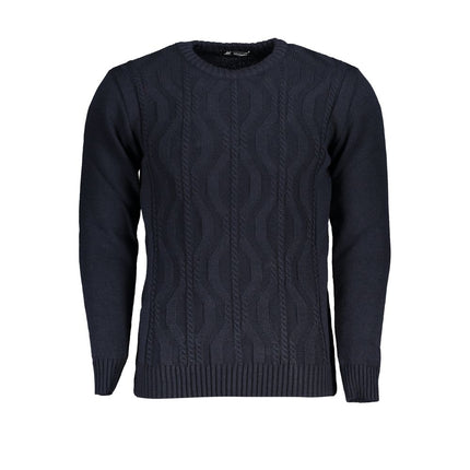 U.S. Grand Blue Acrylic Men's Sweater