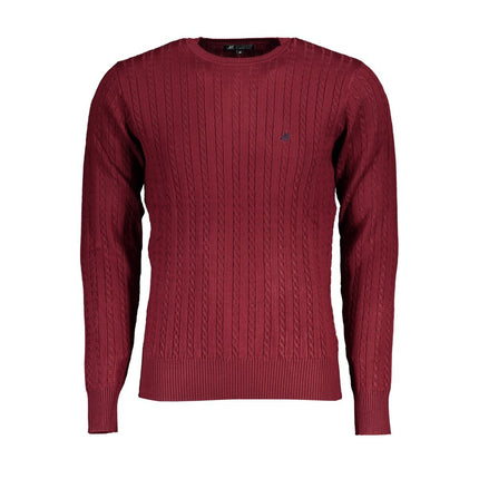 U.S. Grand Red Viscose Men's Sweater