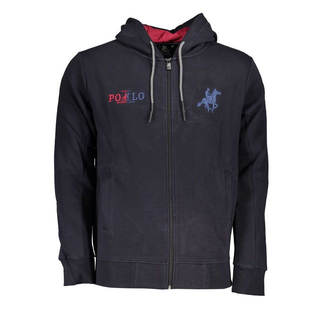 U.S. Grand Blue Cotton Men's Hoodie