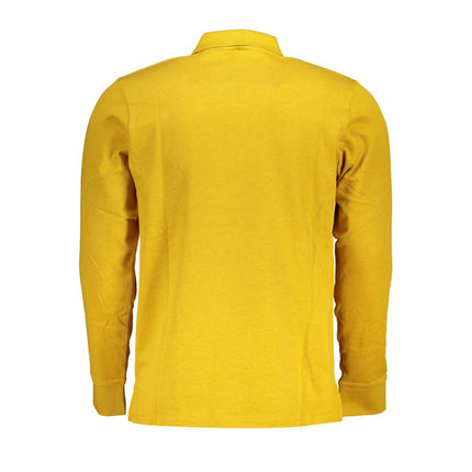 U.S. Grand Yellow Cotton Men Polo Shirt