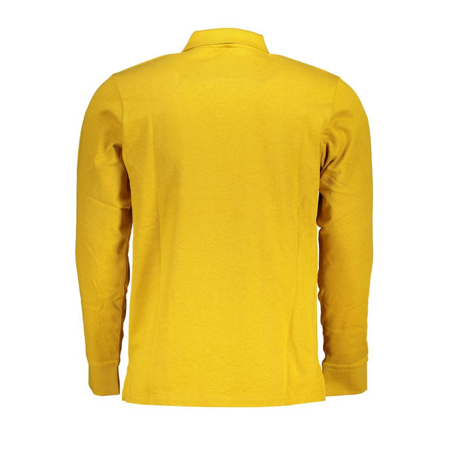 U.S. Grand Yellow Cotton Men Polo Shirt