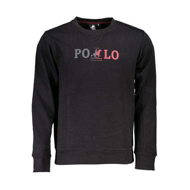 U.S. Grand Black Cotton Men's Sweatshirt