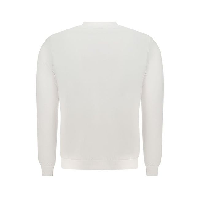U.S. Grand White Cotton Men Sweatshirt