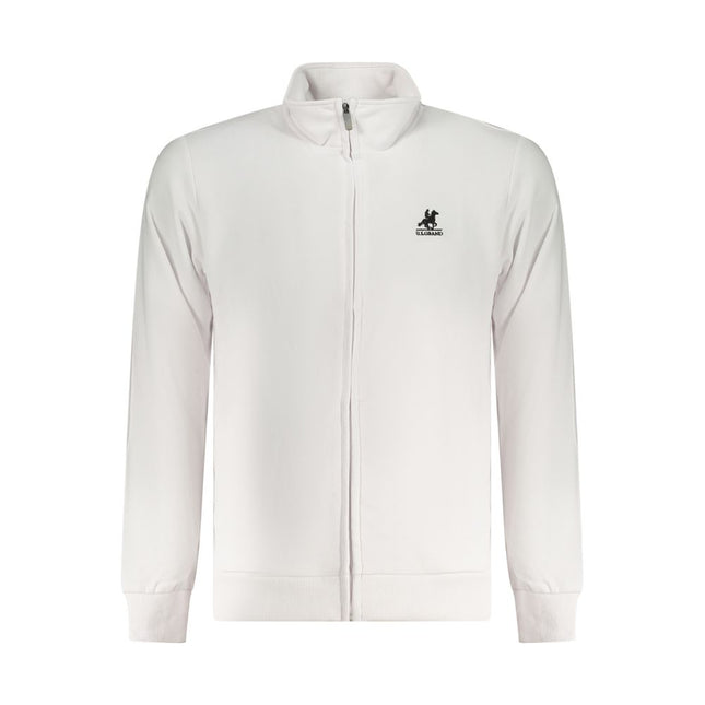 U.S. Grand White Cotton Men's Sweatshirt