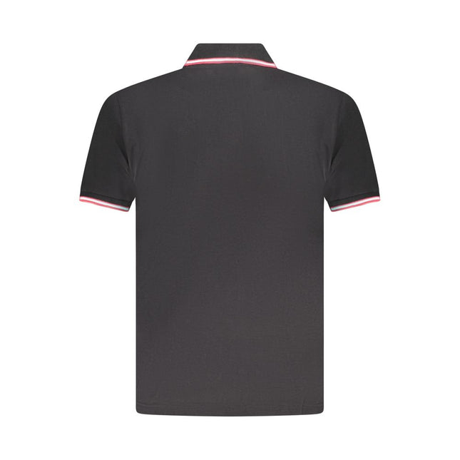 U.S. Grand Black Cotton Mens Polo Shirt