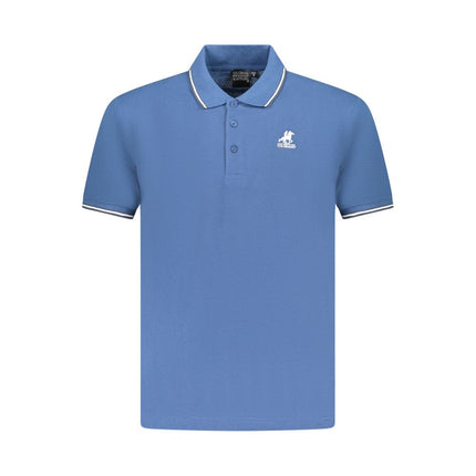 U.S. Grand Blue Cotton Men's Polo Shirt