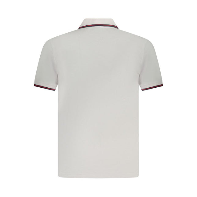U.S. Grand White Cotton Men Polo Shirt